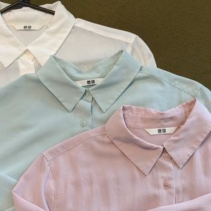 Uniqlo - Rayon long sleeve